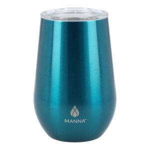 Manna Stainless Steel Tumbler Green Shimmer Manna Stainless Steel Tumbler Green Shimmer